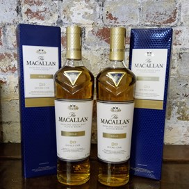 Two Bottles Of Macallan Double Cask Gold Highland Single Malt Scotch