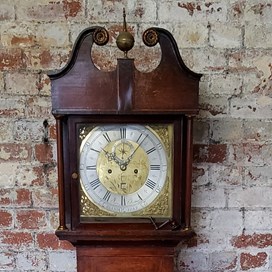 Victorian Oak Cased Grandfather Clock