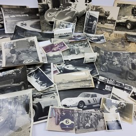 Interesting Archive Of Photographic Prints Including Mike Hawthorn 1953 Ferrari 246 1953 British GP